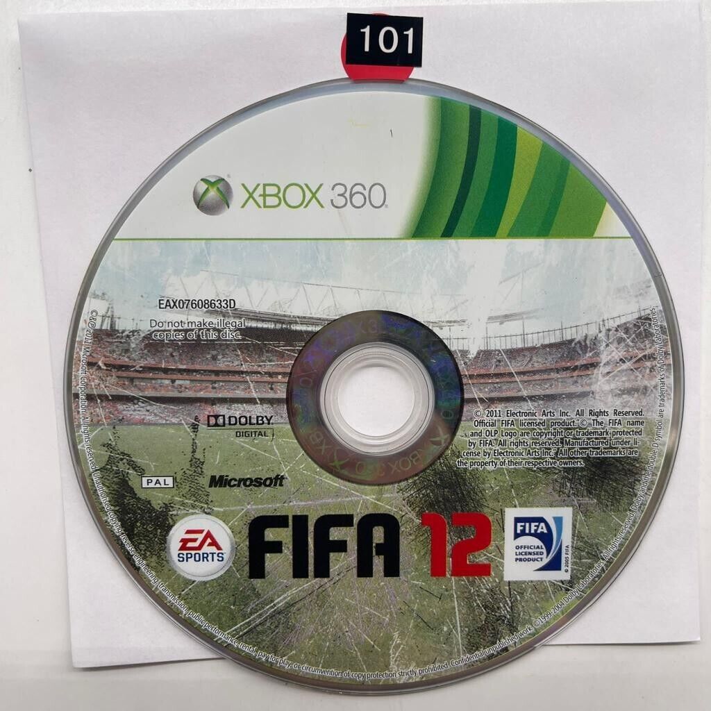 FIFA 12 Xbox 360 Game Disc only