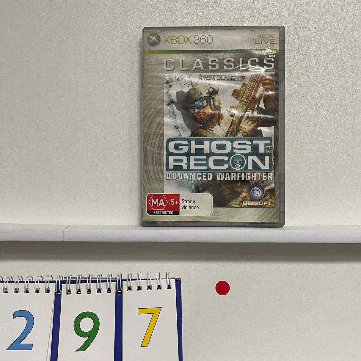 Ghost Recon Advanced Warfighter Xbox 360 game + Manual PAL