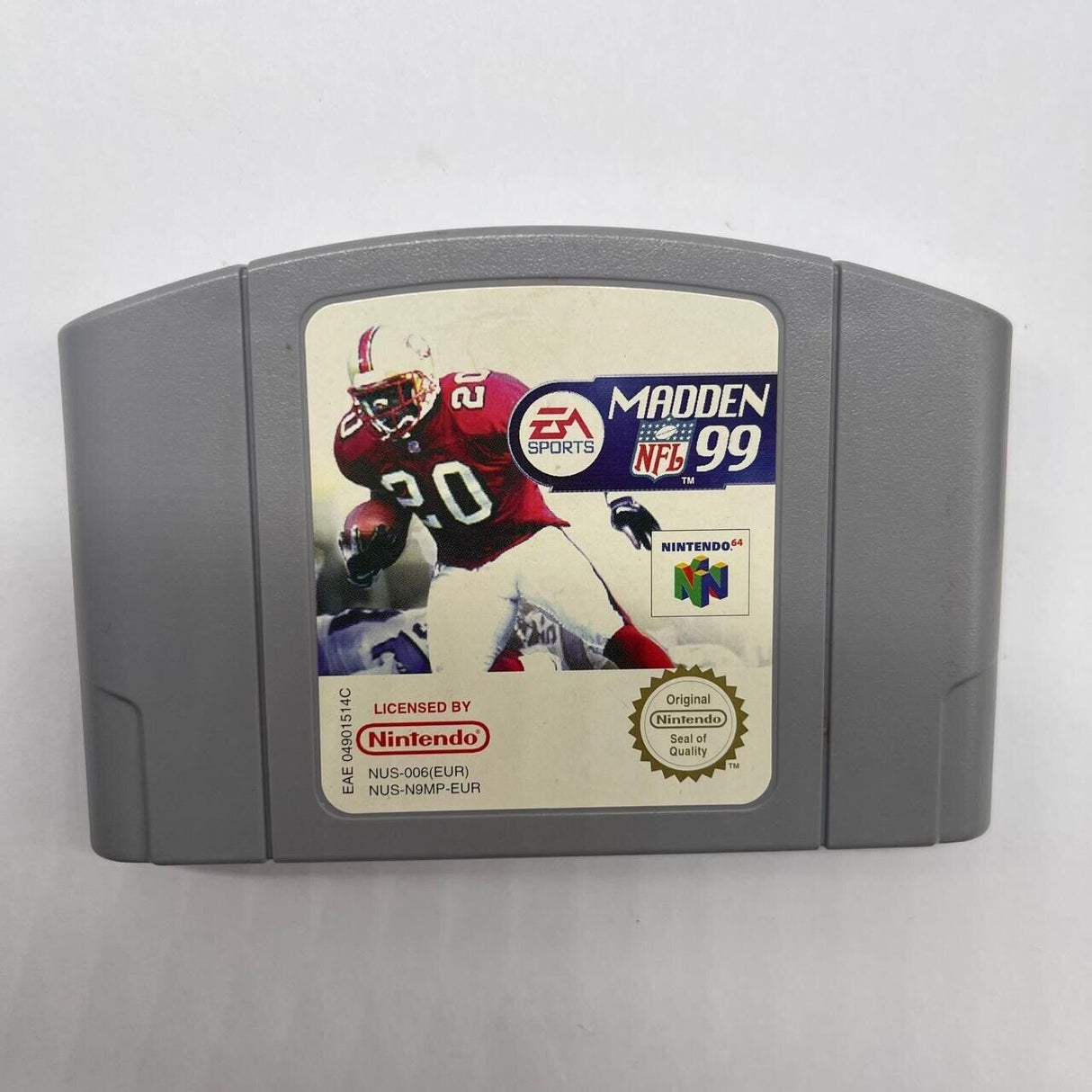 Madden NFL 99 Nintendo 64 N64 Game Cartridge PAL