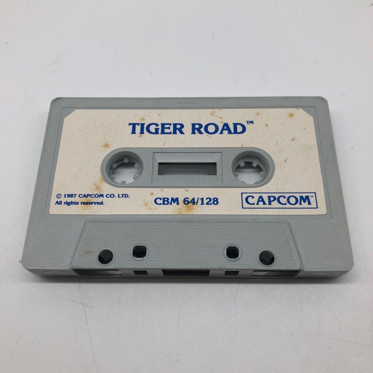 Tiger Road CBM 64/128 Cassette Capcom Game Boxed