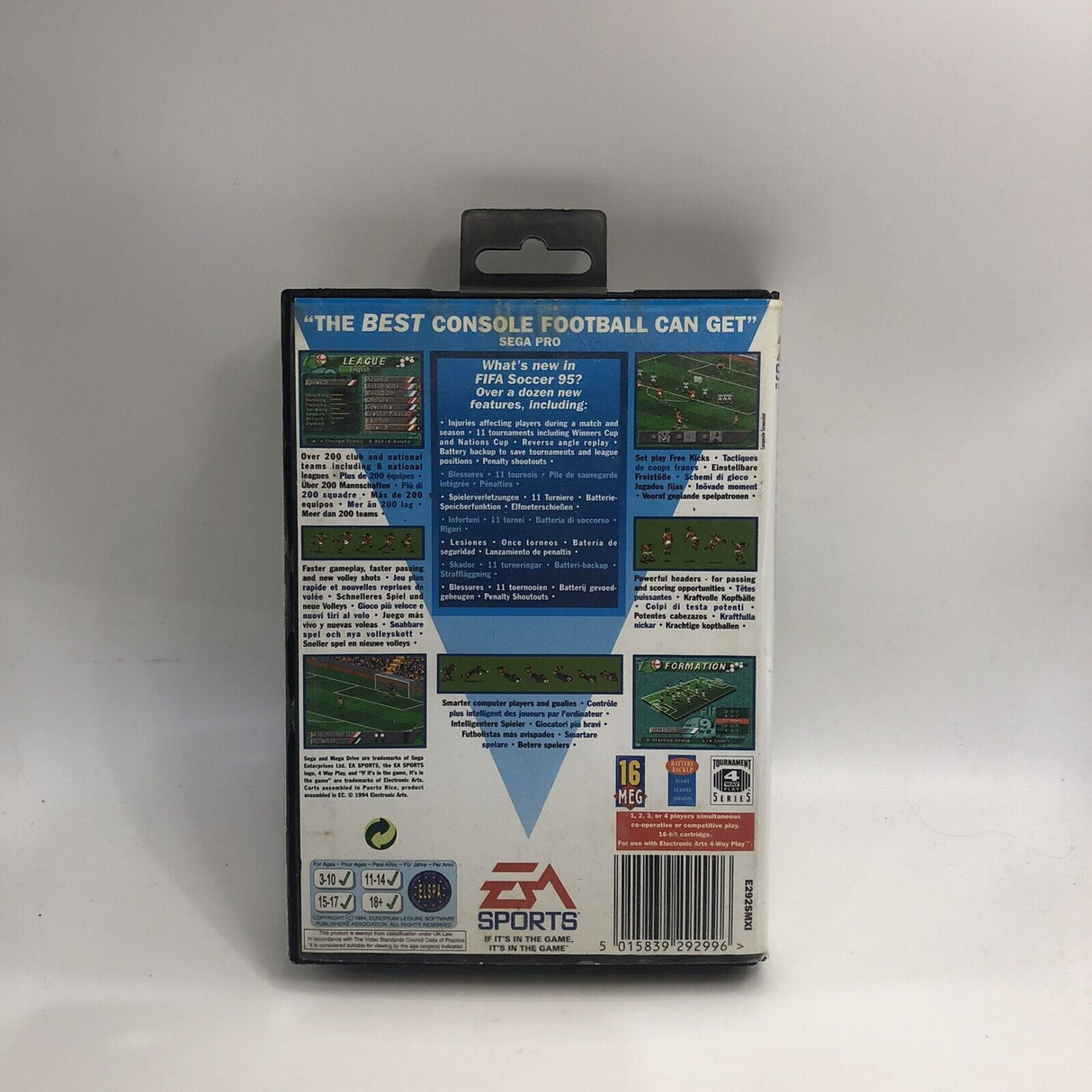 FIFA Soccer 95 Sega Mega Drive Game