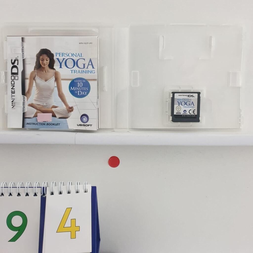 Personal Yoga Training Nintendo DS Game + Manual