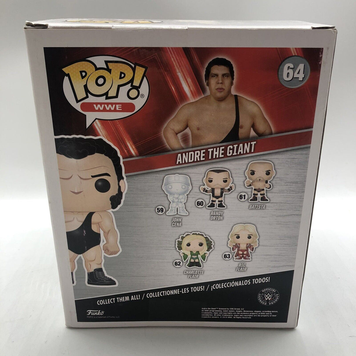 Funko Pop Vinyl #64 Andre The Giant WWE Special Edition