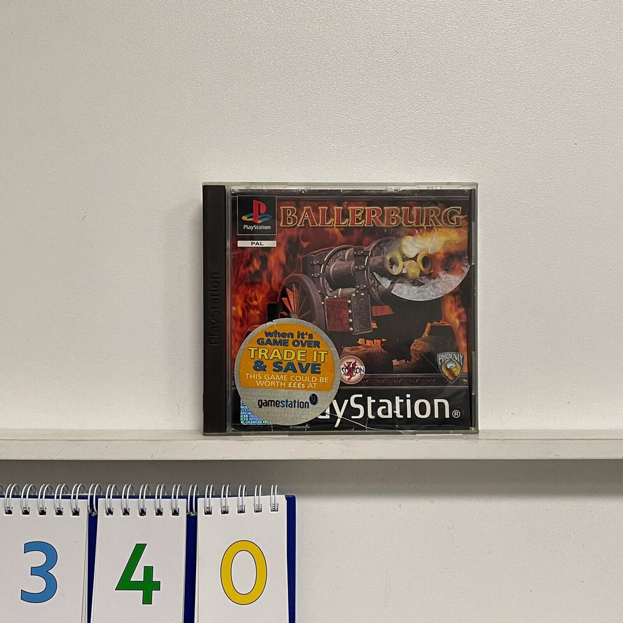 Ballerburg PS1 Playstation 1 Game PAL