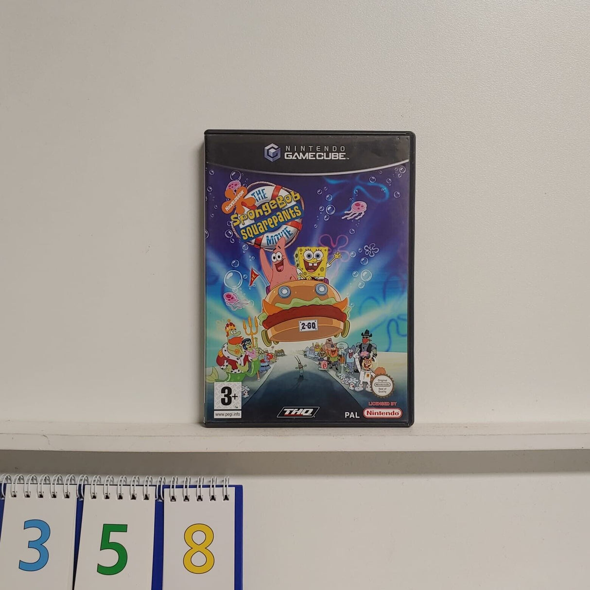The Spongebob Squarepants Movie Nintendo GameCube game + manual PAL