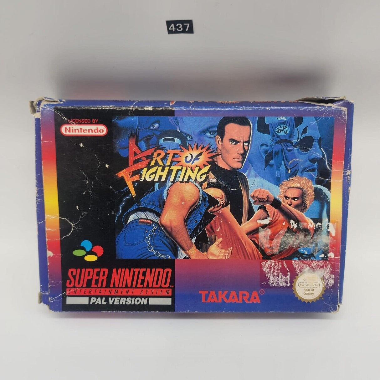 Art Of Fighting Super Nintendo SNES Game Boxed + Manual PAL