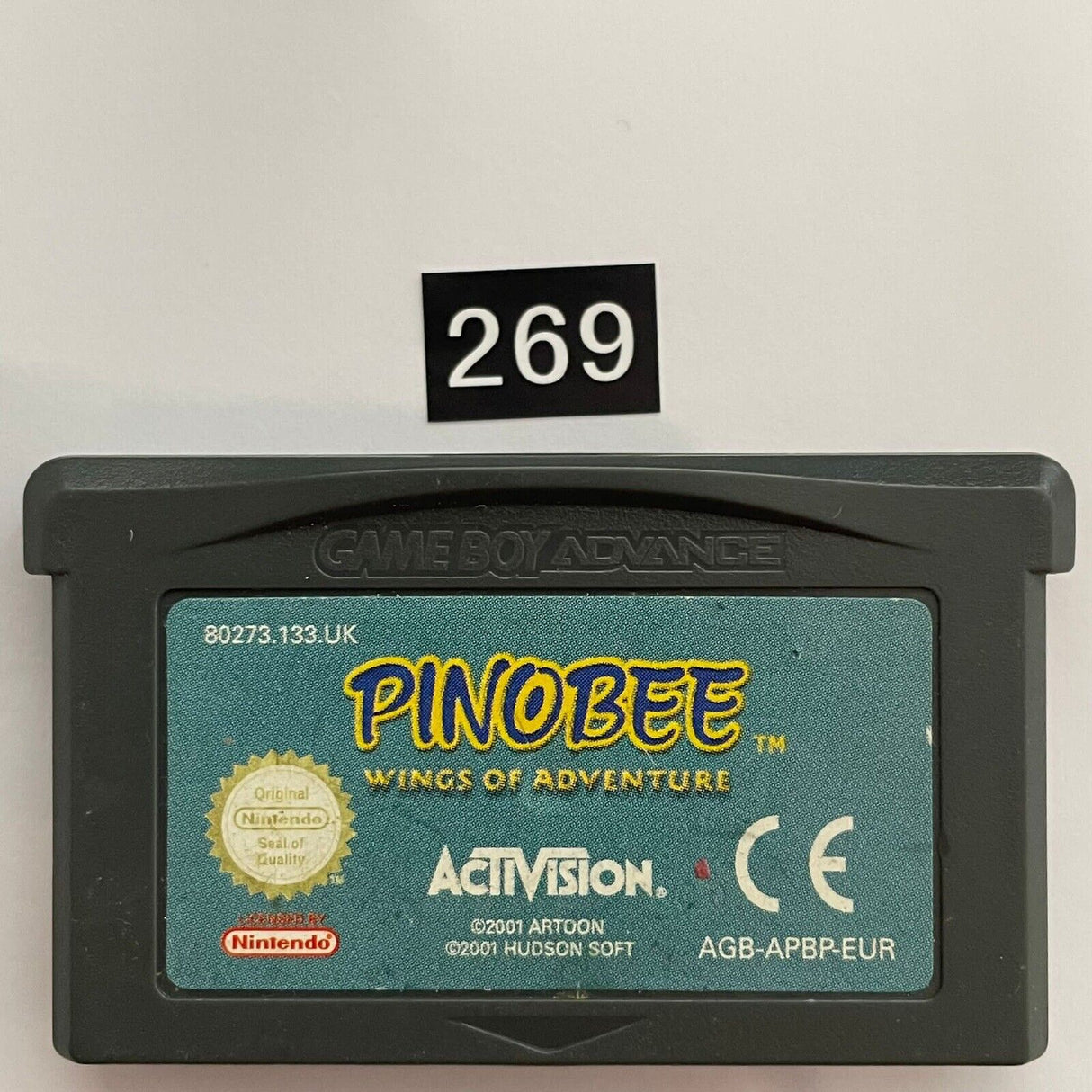 Pinobee Wings of Adventure Nintendo Gameboy Advance GBA Game