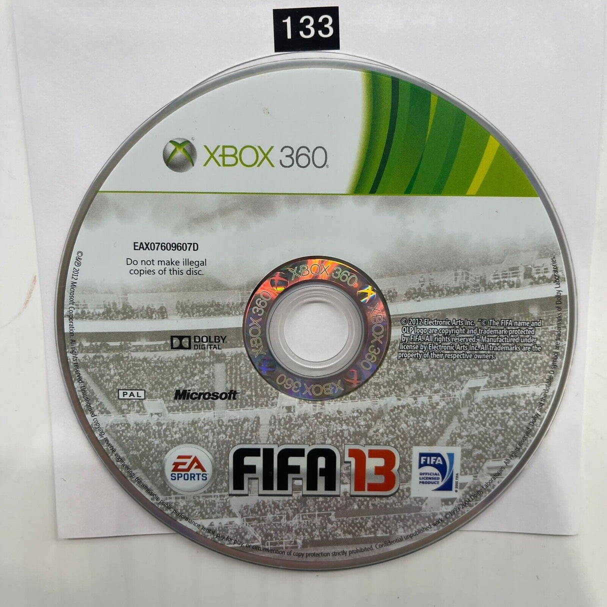 FIFA 13 Xbox 360 Game Disc Only