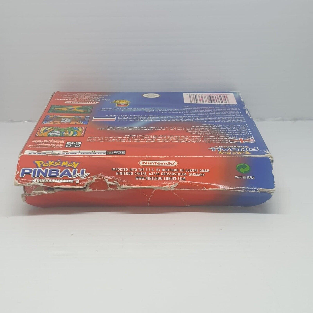 Pokemon Pinball Nintendo Gameboy Advance GBA game Boxed Complete