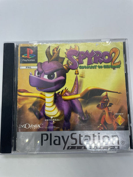 Spyro 2 Gateway to Glimmer PS1 Playstation 1 Game + Manual PAL