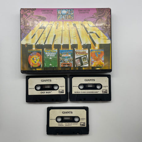 CBM 64/128 Cassette Giants Outrun World Beaters