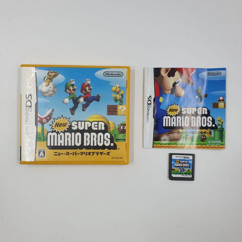 New Super Mario Bros Nintendo DS Game Japanese + Manual 05A4