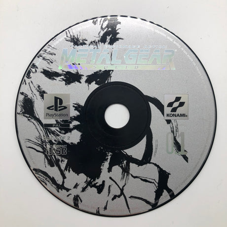 Metal Gear Solid Tactical Espionage Action PS1 Playstation 1 Game Disc 01 + 02 PAL