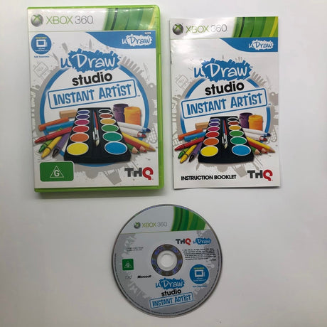 U Draw Studio Instant Artist Xbox 360 Game + Manual PAL