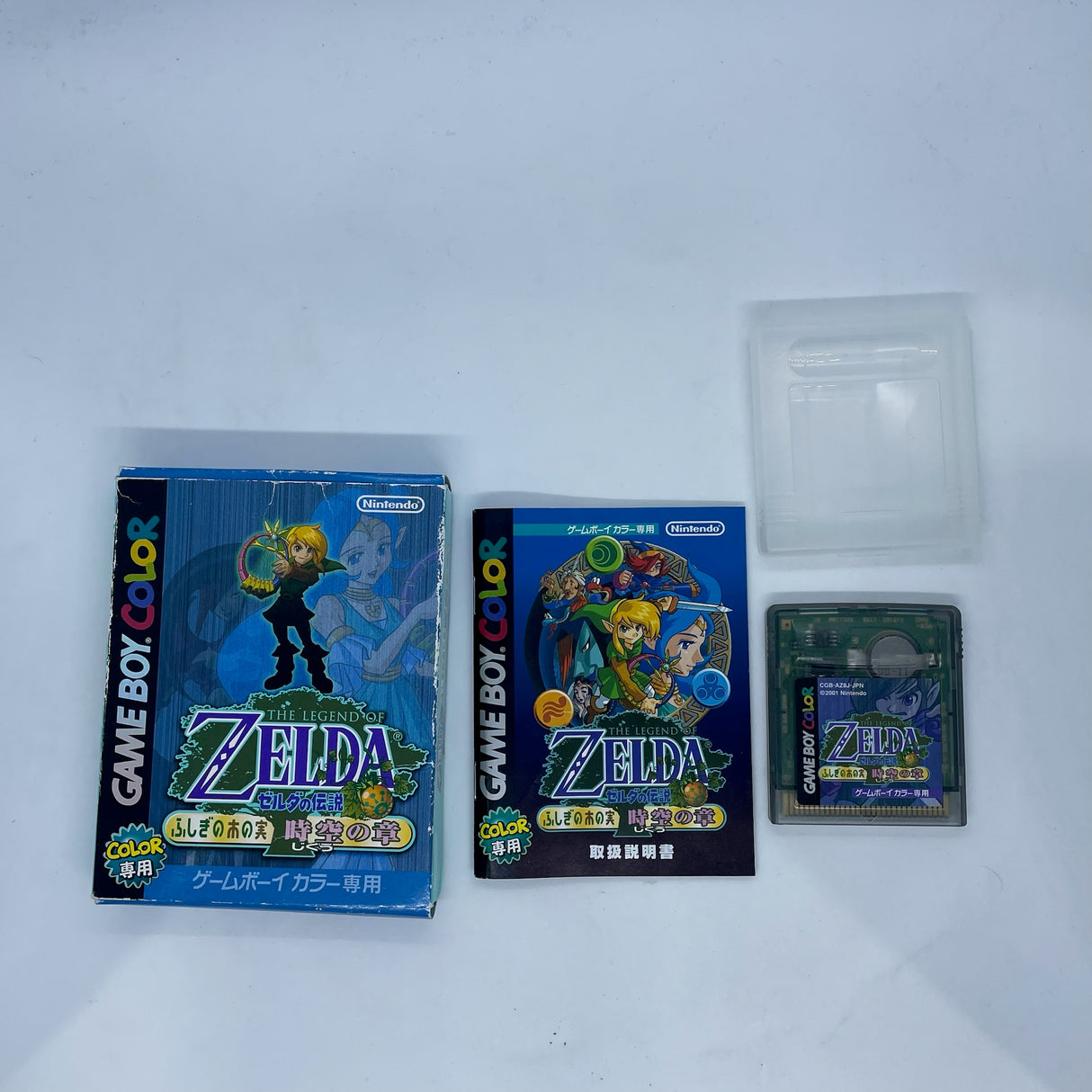 The Legend of Zelda Oracle of Ages Nintendo Gameboy Color / Colour Game Japanese Boxed Complete