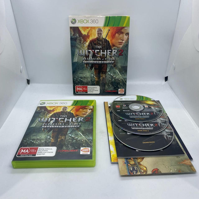 The Witcher 2 Assassin's of Kings Enhanced Edition Xbox 360 Game + Manual PAL