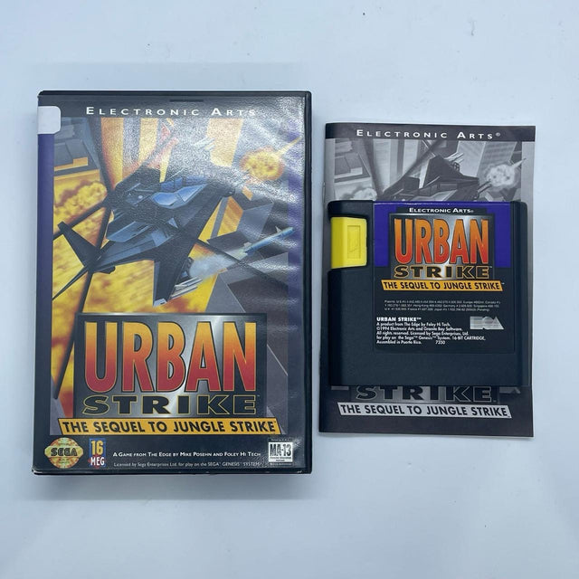 Urban Strike the Sequel to Jungle Strike Sega Mega Drive Game + Manual PAL