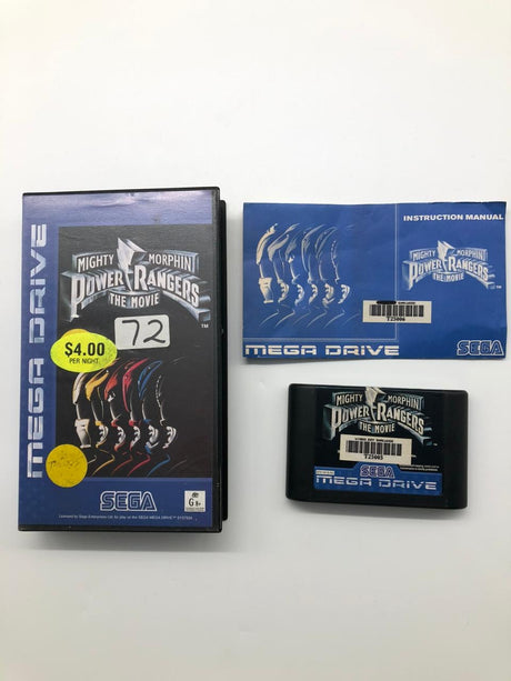 Mighty Morphin Power Rangers The Movie Sega Mega Drive Game + Manual PAL