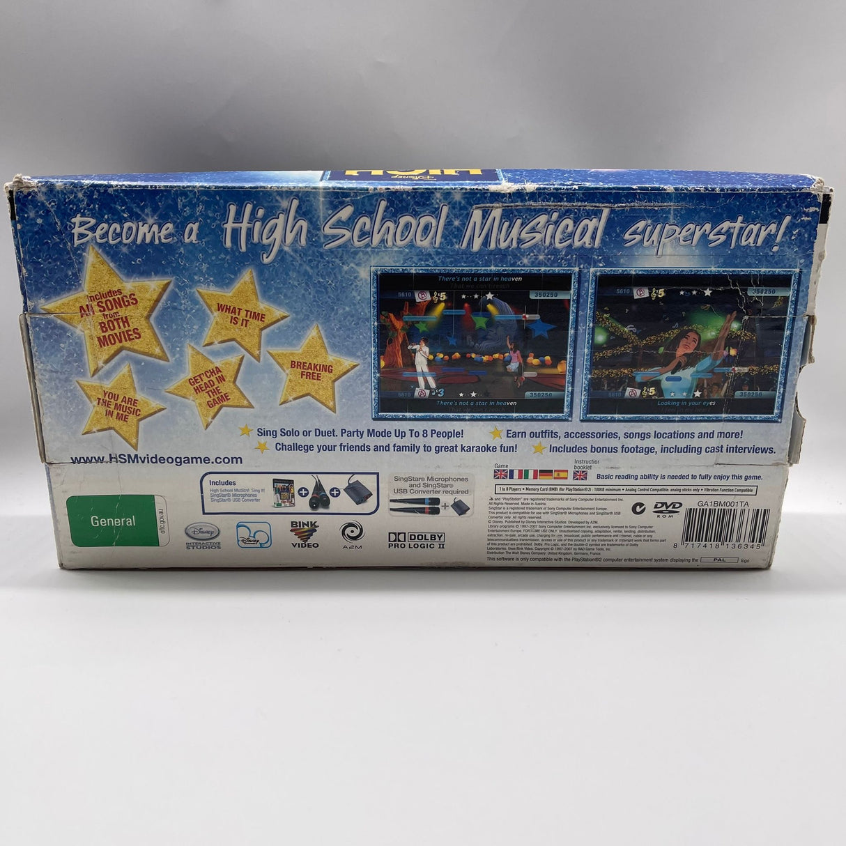 High School Musical Sing It Playstation 2 PS2 Boxed - Trippy Trades 