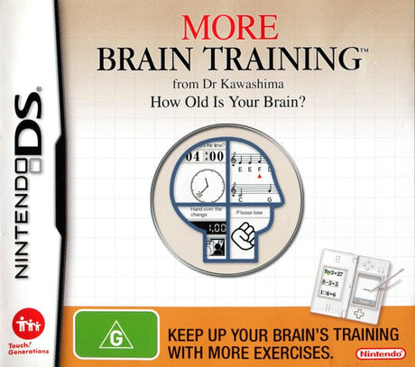 more brain training !!1! Nintendo DS NDS Game PAL