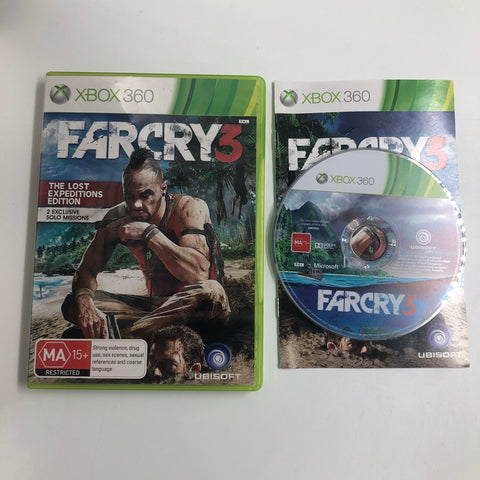 Far Cry 3 Xbox 360 Game + Manual PAL 05A4