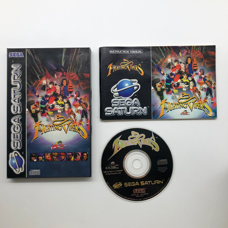 Fighting Vipers Sega Saturn Game + Manual PAL