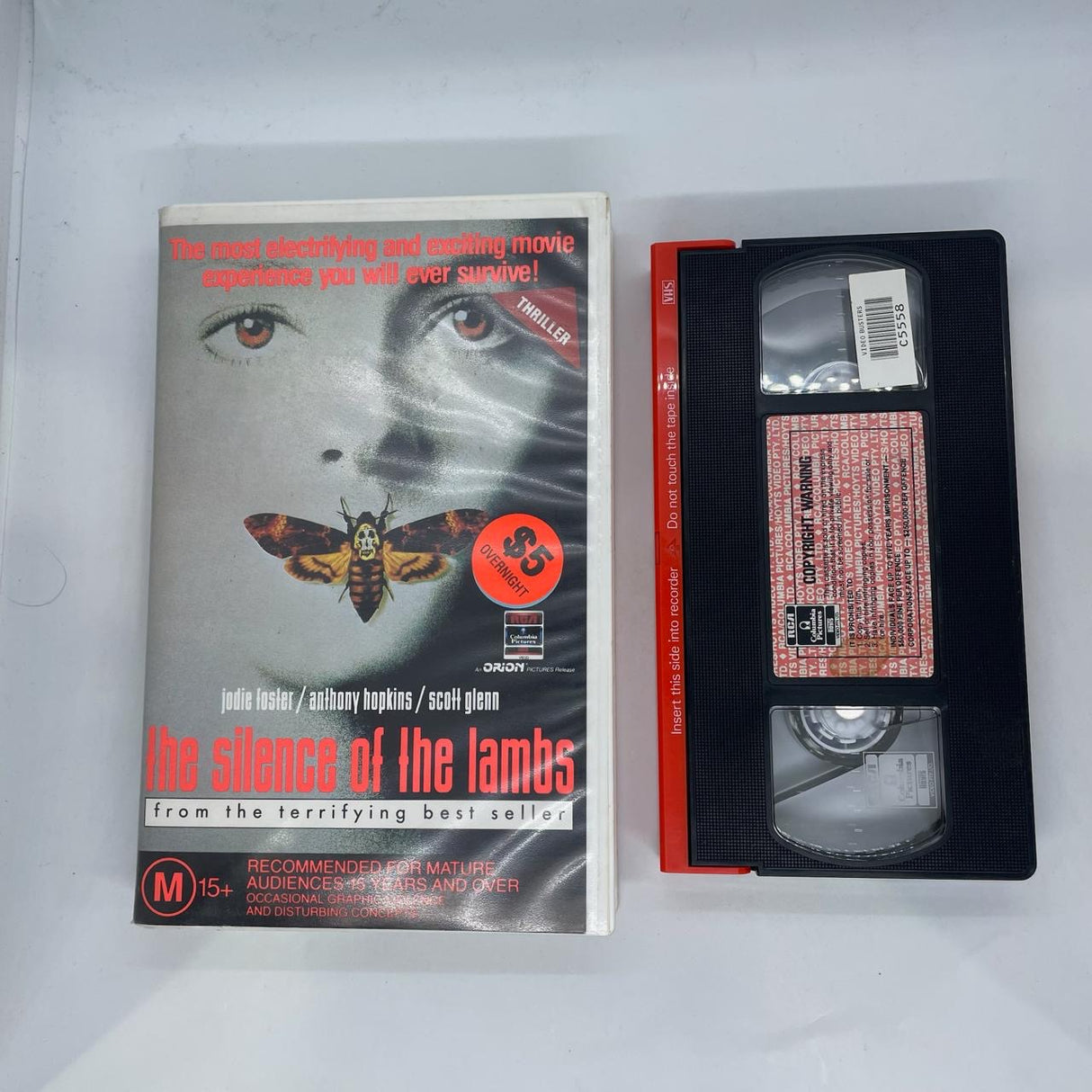 The Silence Of The Lambs VHS Video Cassette Tape Ex Rental