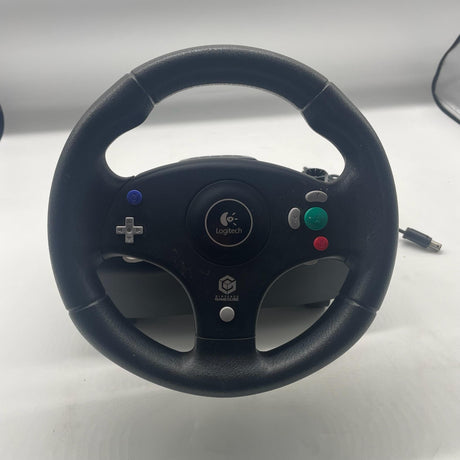 Nintendo Gamecube Logitech Speed Force Feedback Wheel Controller PAL-Trippy Trades