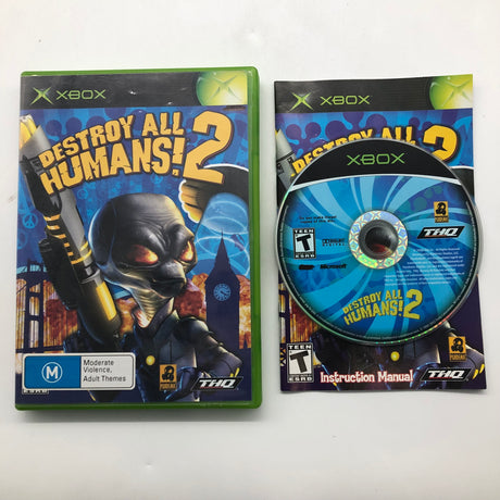 Destroy All Humans 2 Xbox Original Game + Manual PAL