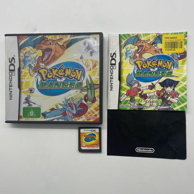 Pokemon Ranger Nintendo DS Game + Manual