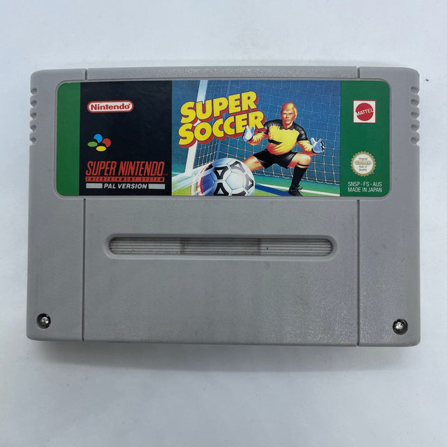 Super Soccer Super Nintendo SNES Game Cartridge PAL