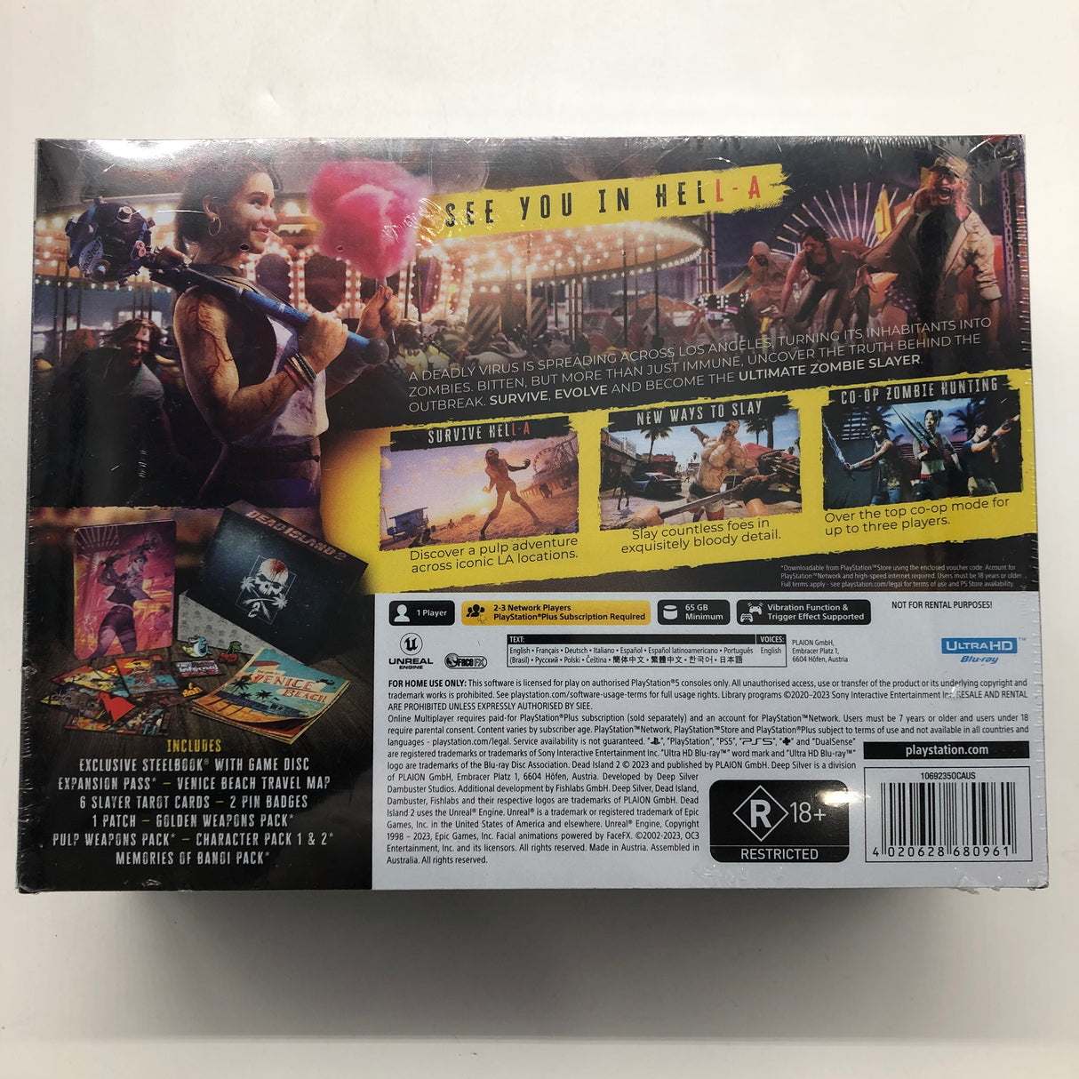 PS5 Playstation 5 Dead Island 2 Hell-A Edition Brand New SEALED Boxed