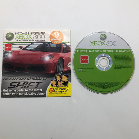 Need For Speed Shift Xbox 360 Disc + Manual PAL 25AU4
