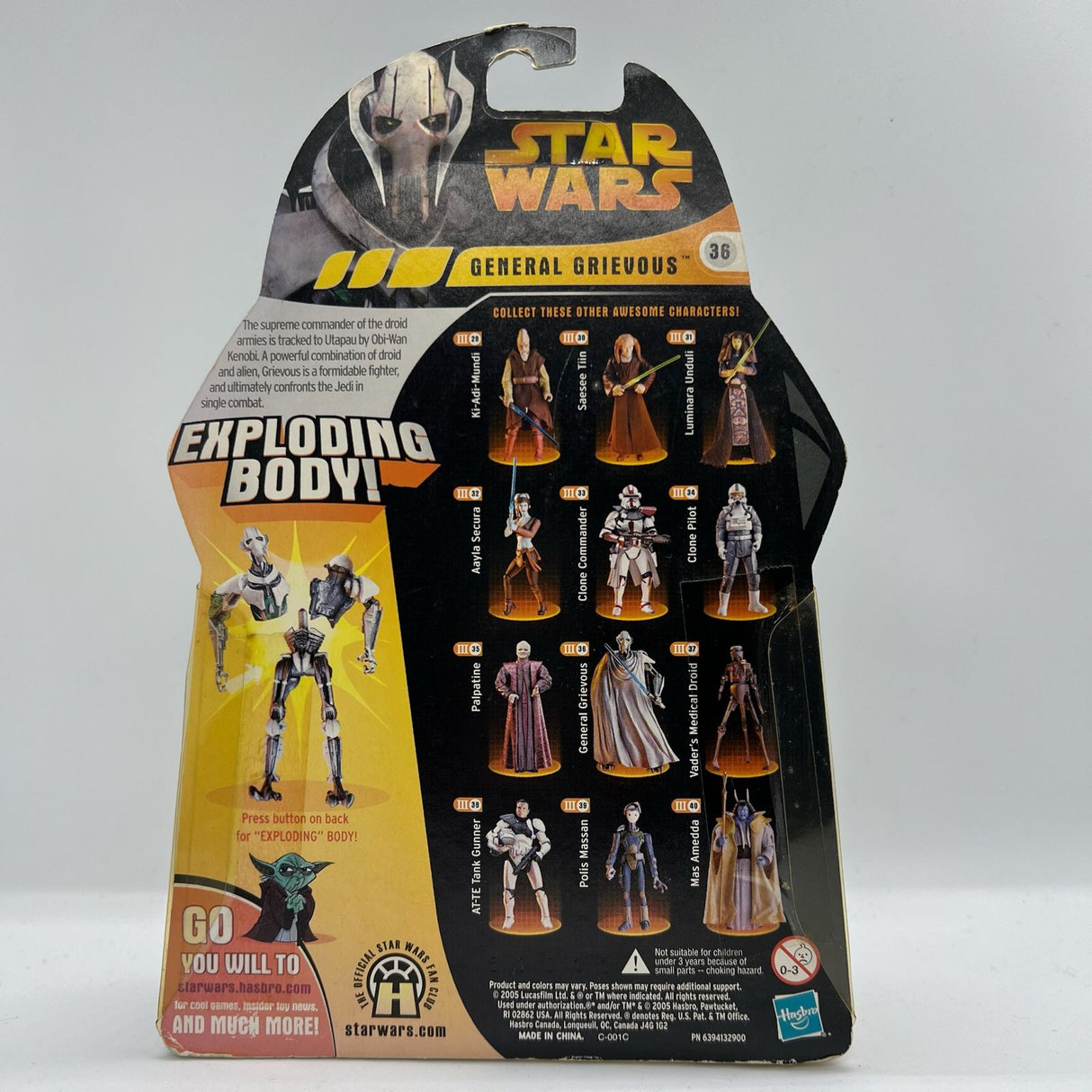 Hasbro Star Wars General Grievous Revenge Of The Sith #36 Figure Japan