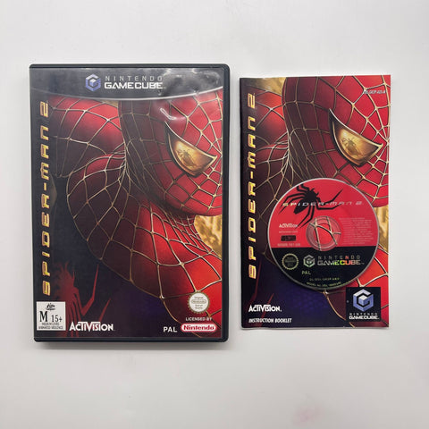 Spider-Man 2 II Nintendo Gamecube Game + Manual PAL 05A4
