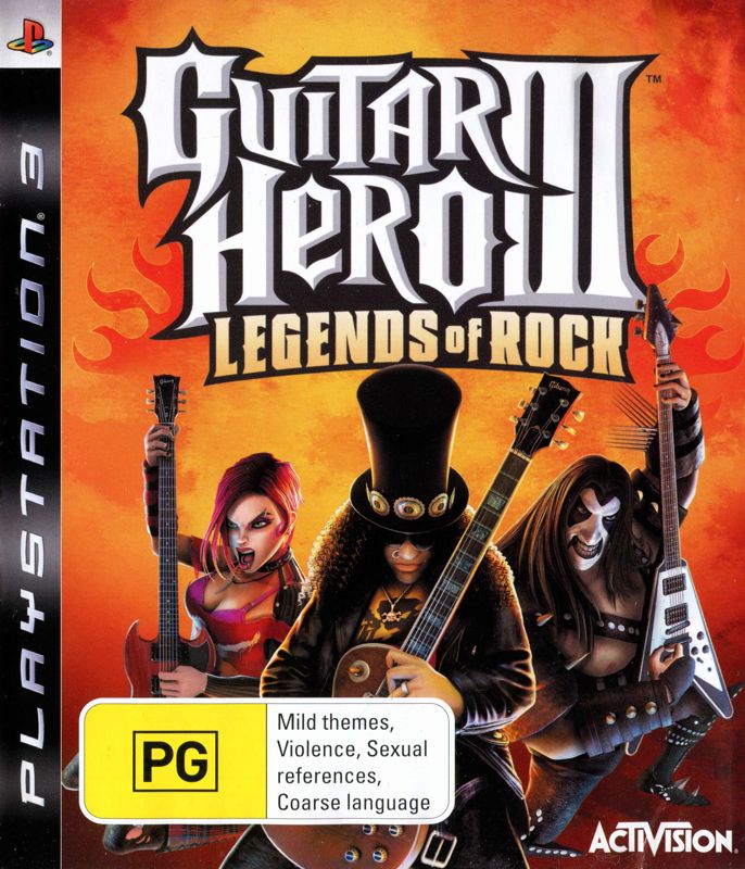 Guitar Hero III: Legends of Rock Playstation 3 PS3 Game PAL