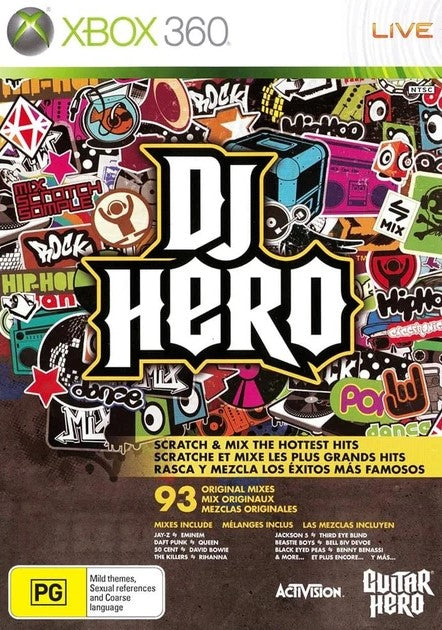 DJ Hero Xbox 360 Game PAL-Trippy Trades