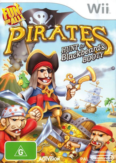 Pirates: Hunt for Blackbeard's Booty Nintendo Wii Game PAL-Trippy Trades