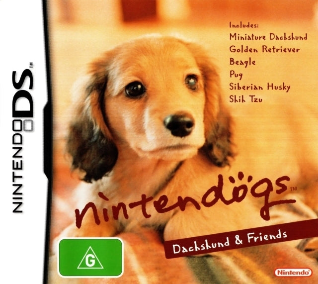 Nintendogs: Dachshund & Friends Nintendo DS NDS Game PAL