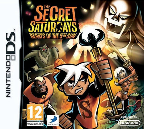 The Secret Saturdays: Beasts of the 5th Sun Nintendo DS NDS Game PAL