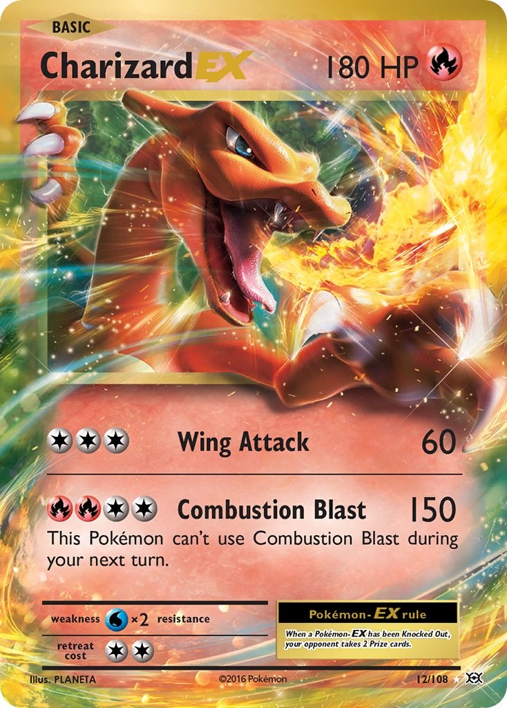 Charizard EX [EVO - 12/108]-Trippy Trades
