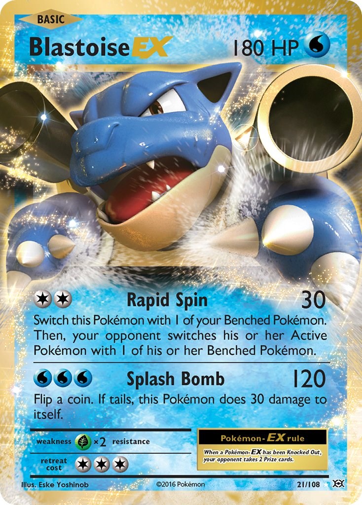 Blastoise EX [EVO - 21/108]-Trippy Trades