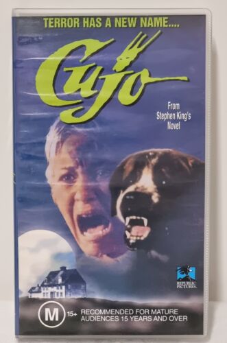 Cujo Stephen King Movie VHS Video Cassette Tape PAL