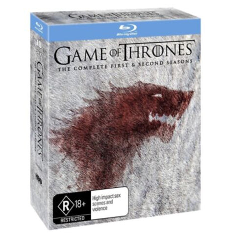 Game of Thrones Complete First & Second Seasons Blu-ray