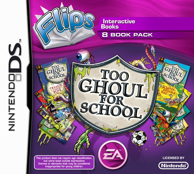 Flips Interactive Books 8 Book Pack: Too Ghoul for School Nintendo DS NDS Game PAL