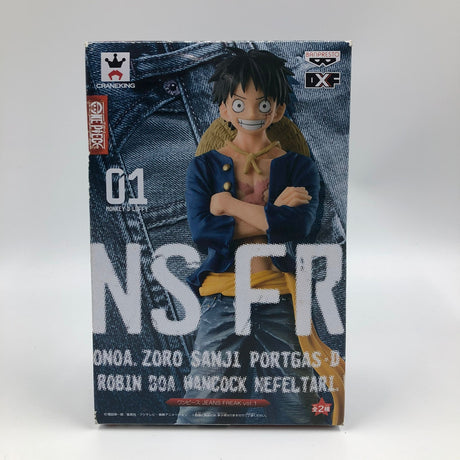 One Piece Jeans Freak 01 Monkey D Luffy Figure Boxed