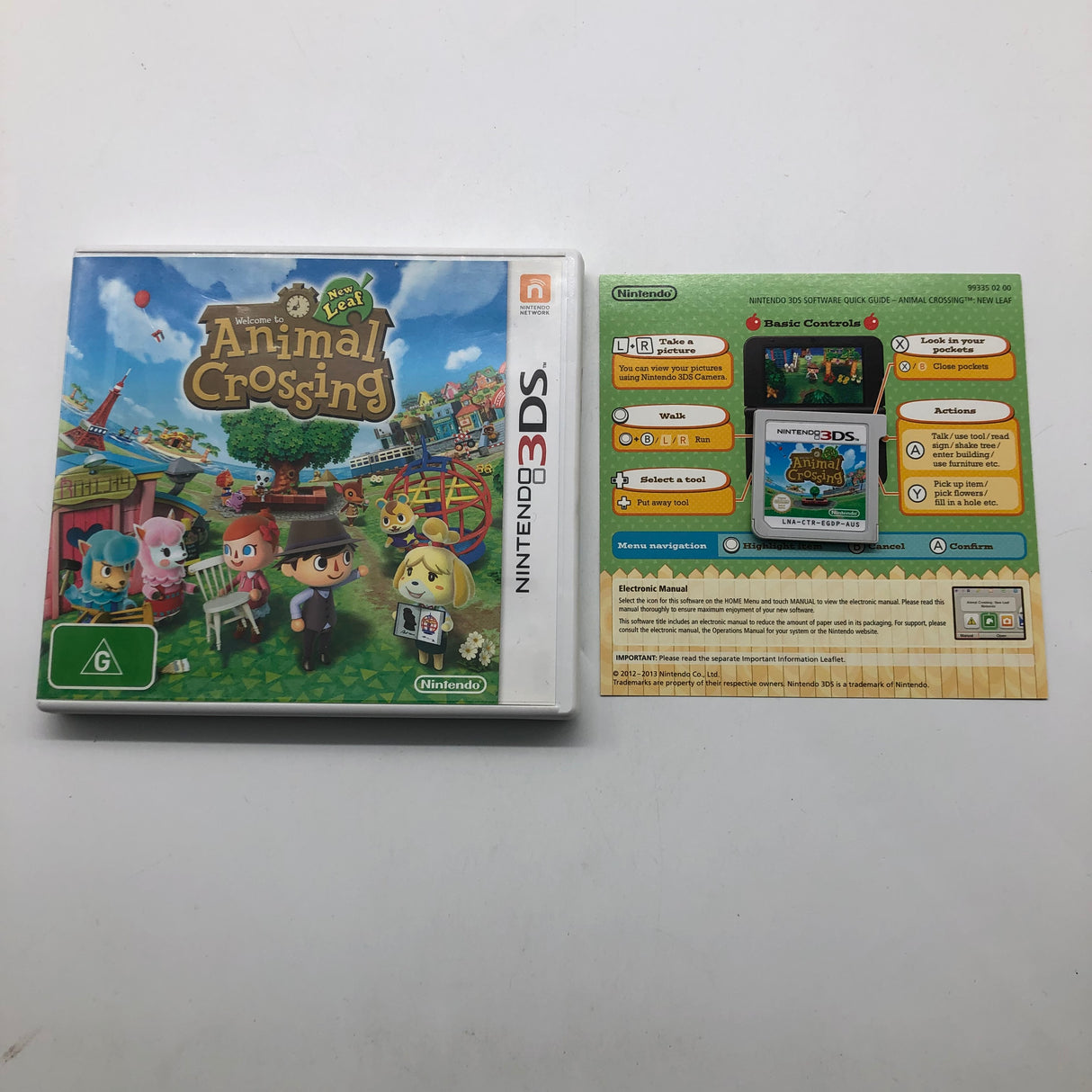 Animal Crossing New Leaf Nintendo 3DS Game PAL 25AU4