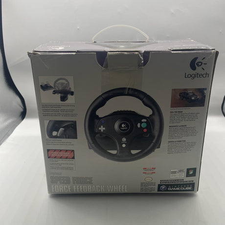 Nintendo Gamecube Logitech Speed Force Feedback Wheel Controller PAL-Trippy Trades