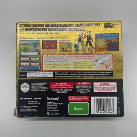 Pokemon HeartGold Version And Pokewalker Nintendo DS Game Boxed Complete PAL