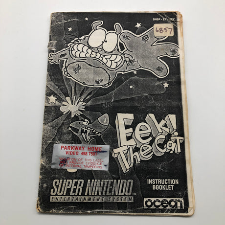 Eek! the Cat Super Nintendo SNES Game Boxed Complete PAL